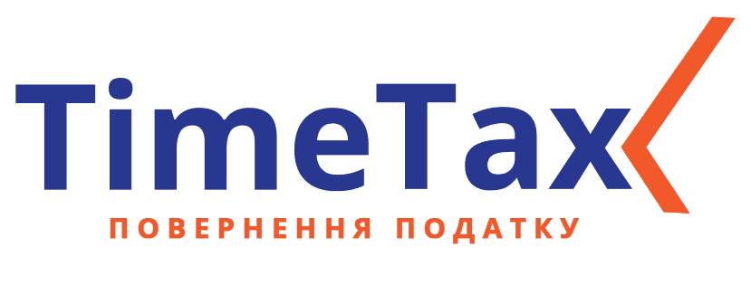 Логотип фірми з розрахунку податків з-за кордону TimeTax 