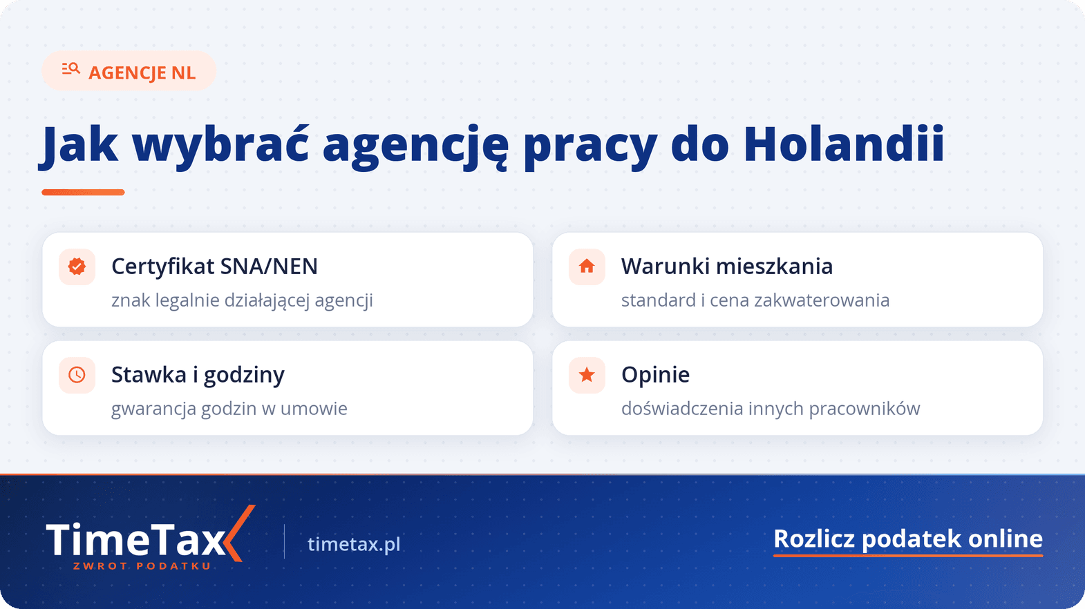 Ranking: Top 10 agencji pracy w Holandii 2026 — checklista