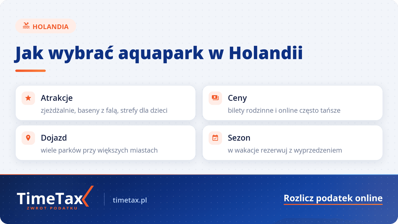 Najlepsze Aquaparki w Holandii – Ranking 2026 — checklista