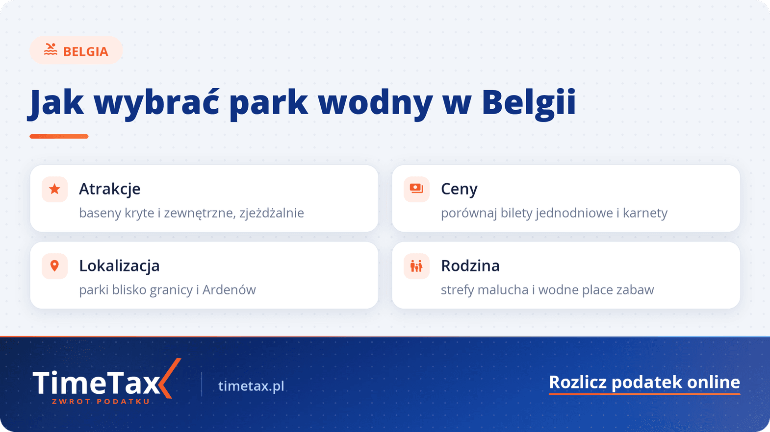 Najlepsze parki wodne w Belgii- Ranking 2025 — checklista