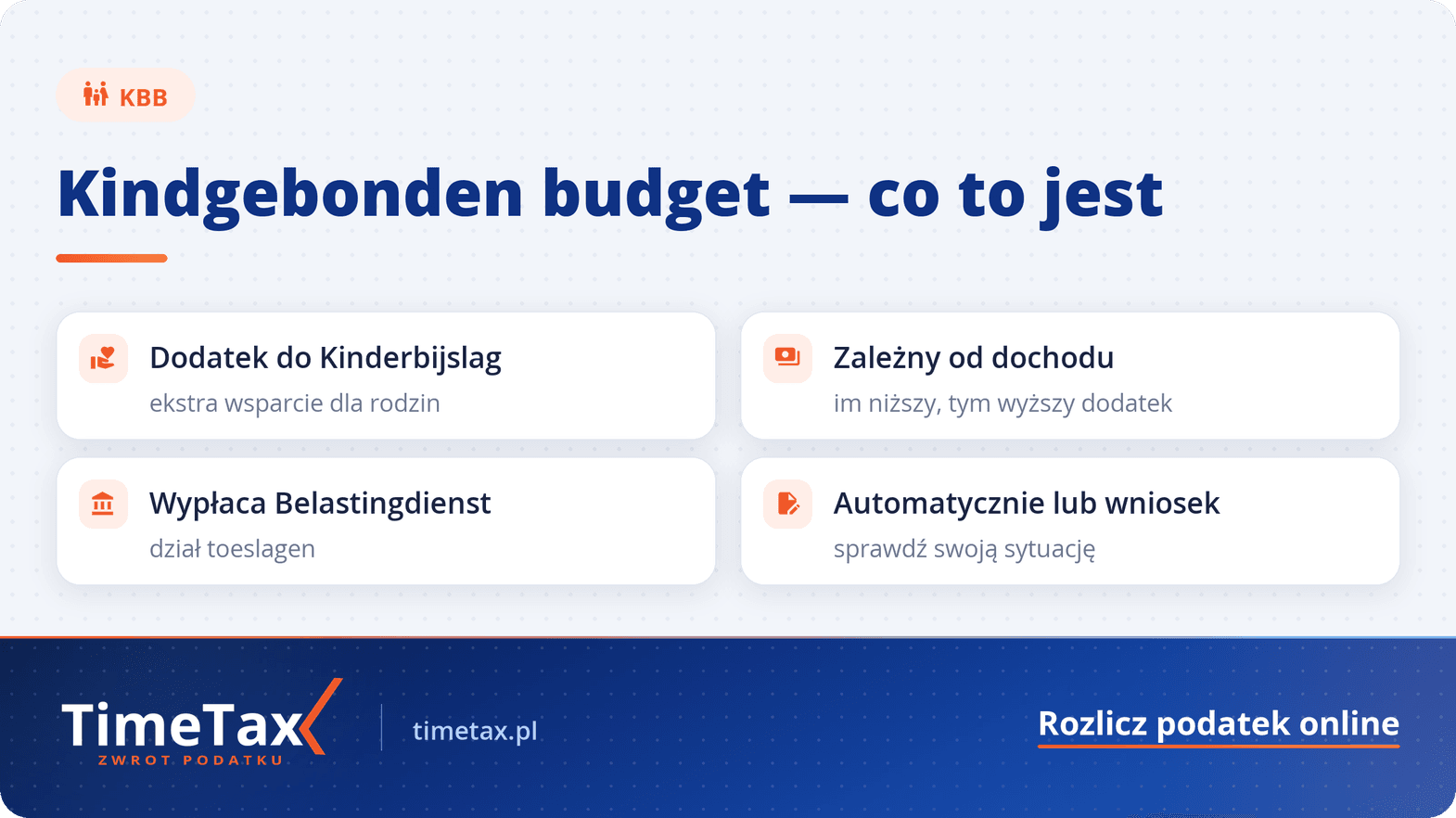 Kindgebonden Budget: Dodatek Do Zasiłku Rodzinnego W Holandii — checklista