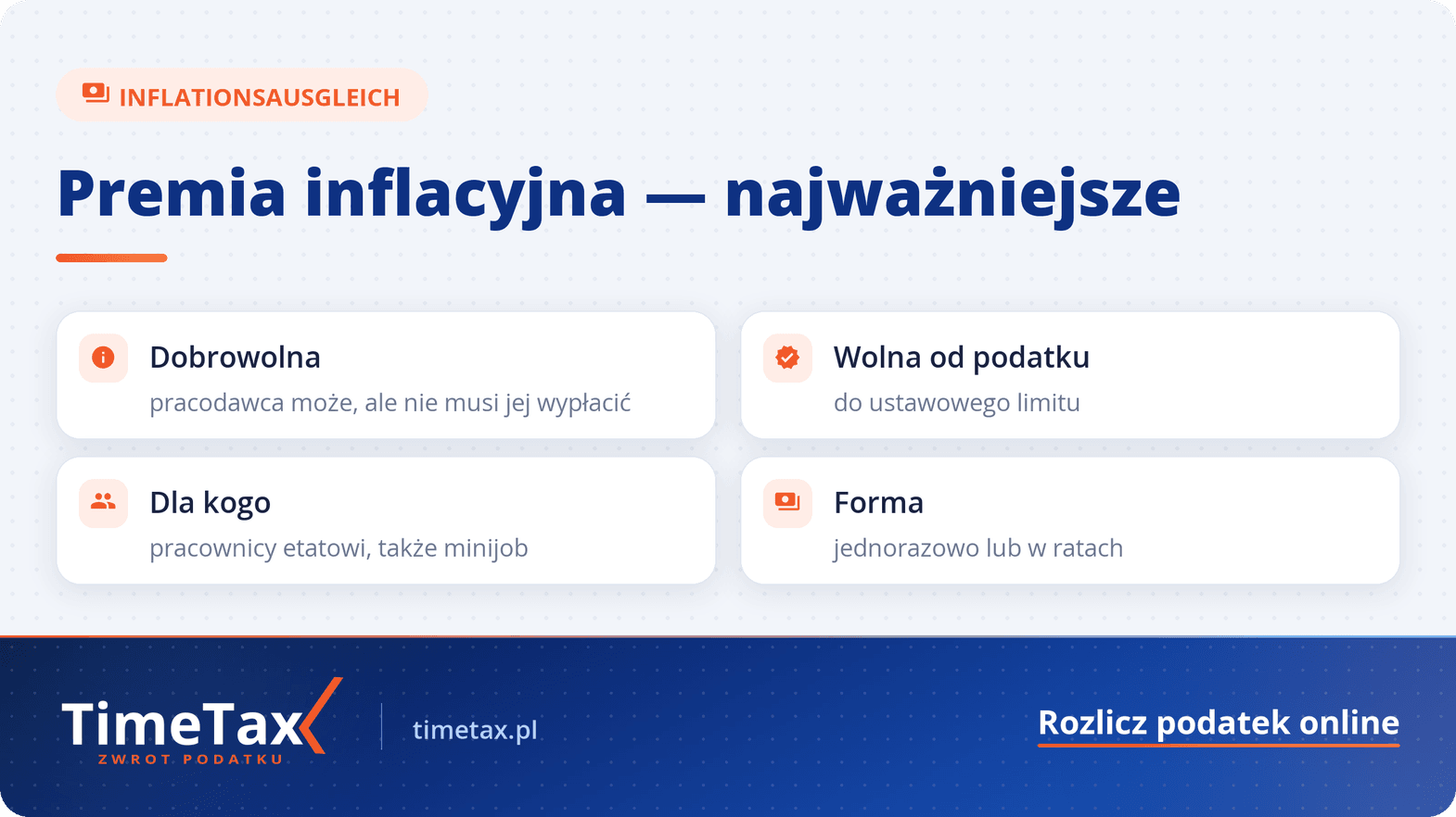 Premia inflacyjna w Niemczech – co, kto, kiedy i komu przysługuje — checklista