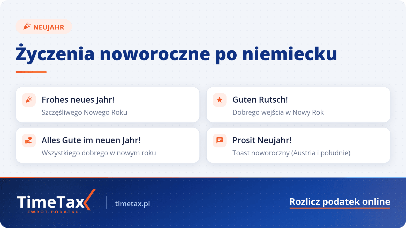 Życzenia noworoczne po niemiecku: przykłady i zwroty pełne uroku — checklista