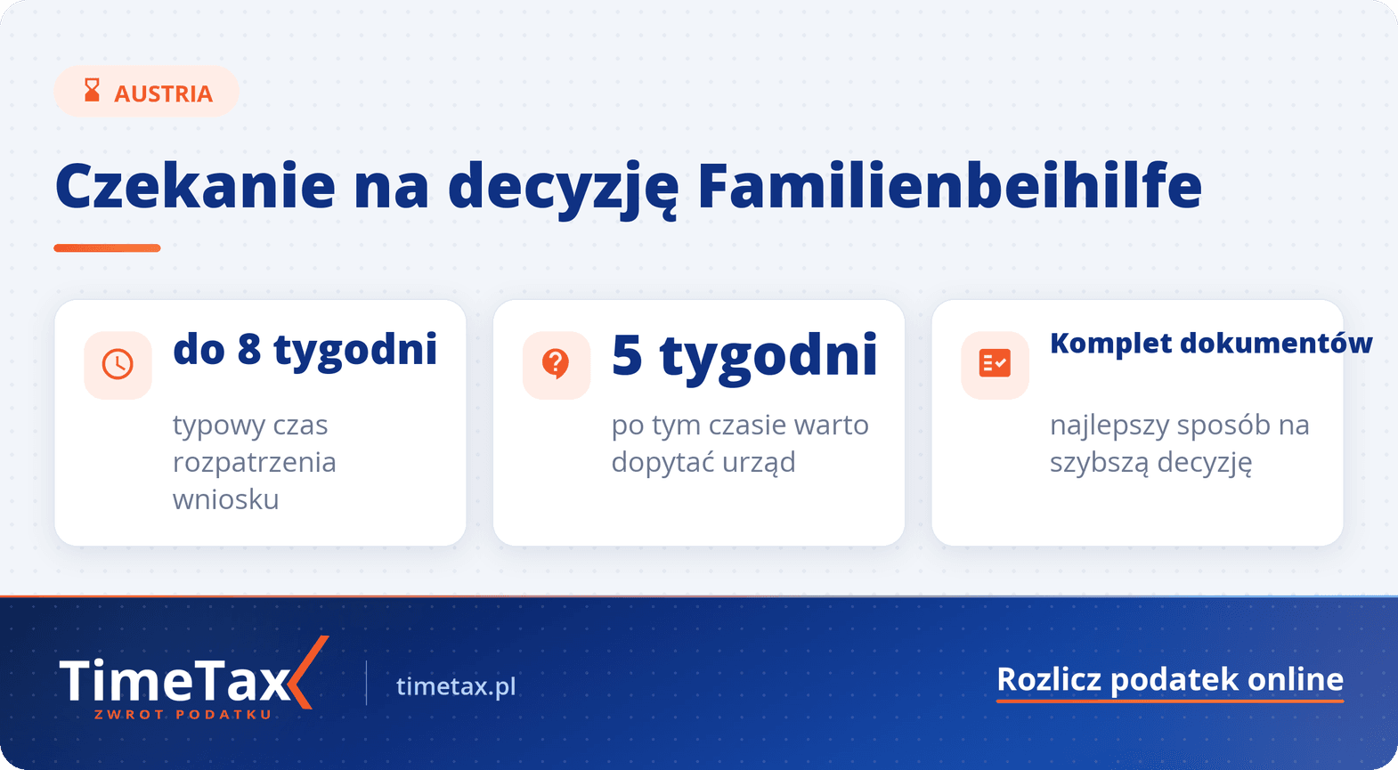 Ile czeka się na decyzję Familienbeihilfe? I co zrobić, żeby trwało to krócej — najważniejsze liczby