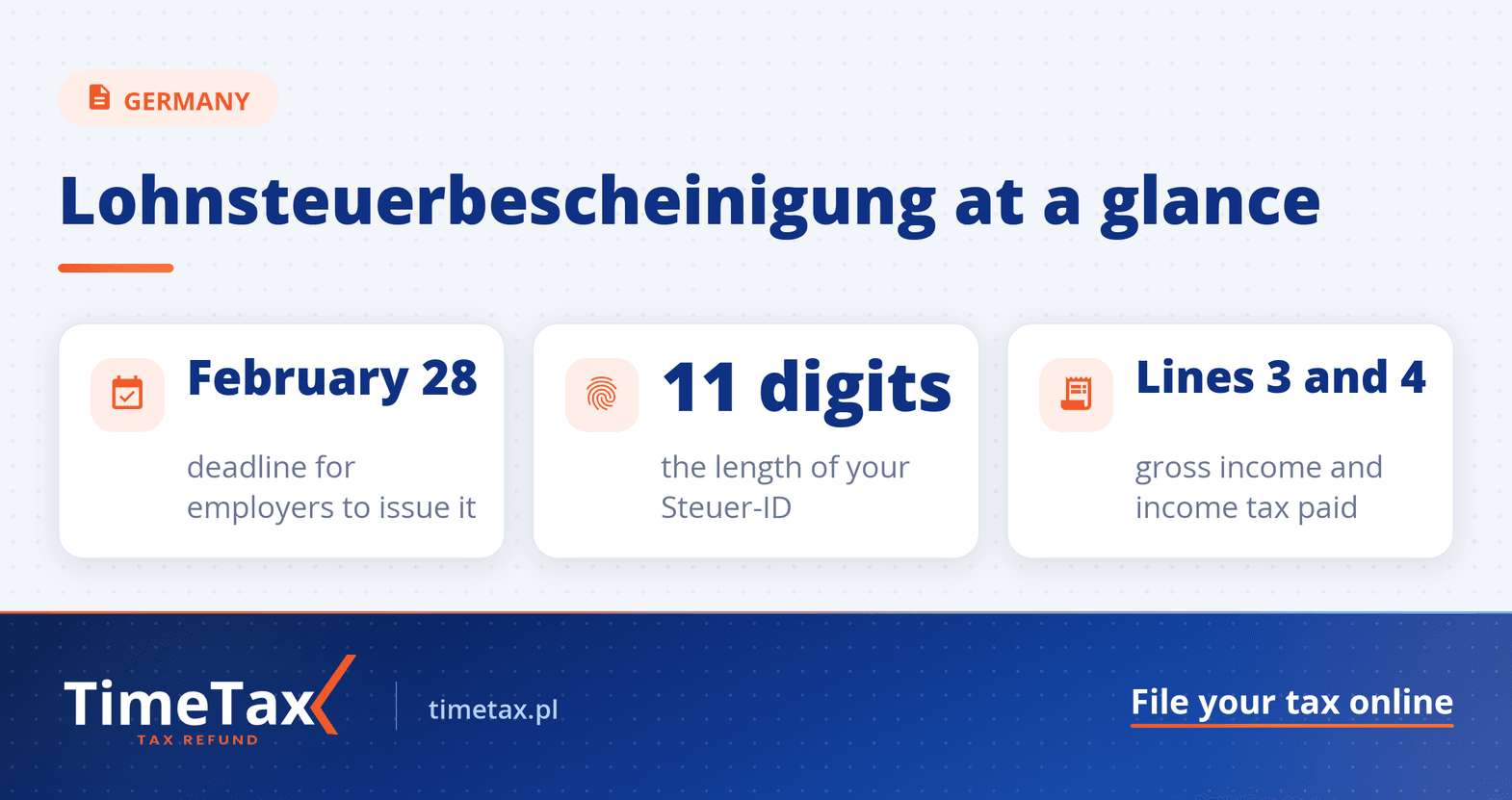 German tax system. Lohnsteuerbescheinigung: What It Is and What You Need to Know about tax return in 2025 — key figures
