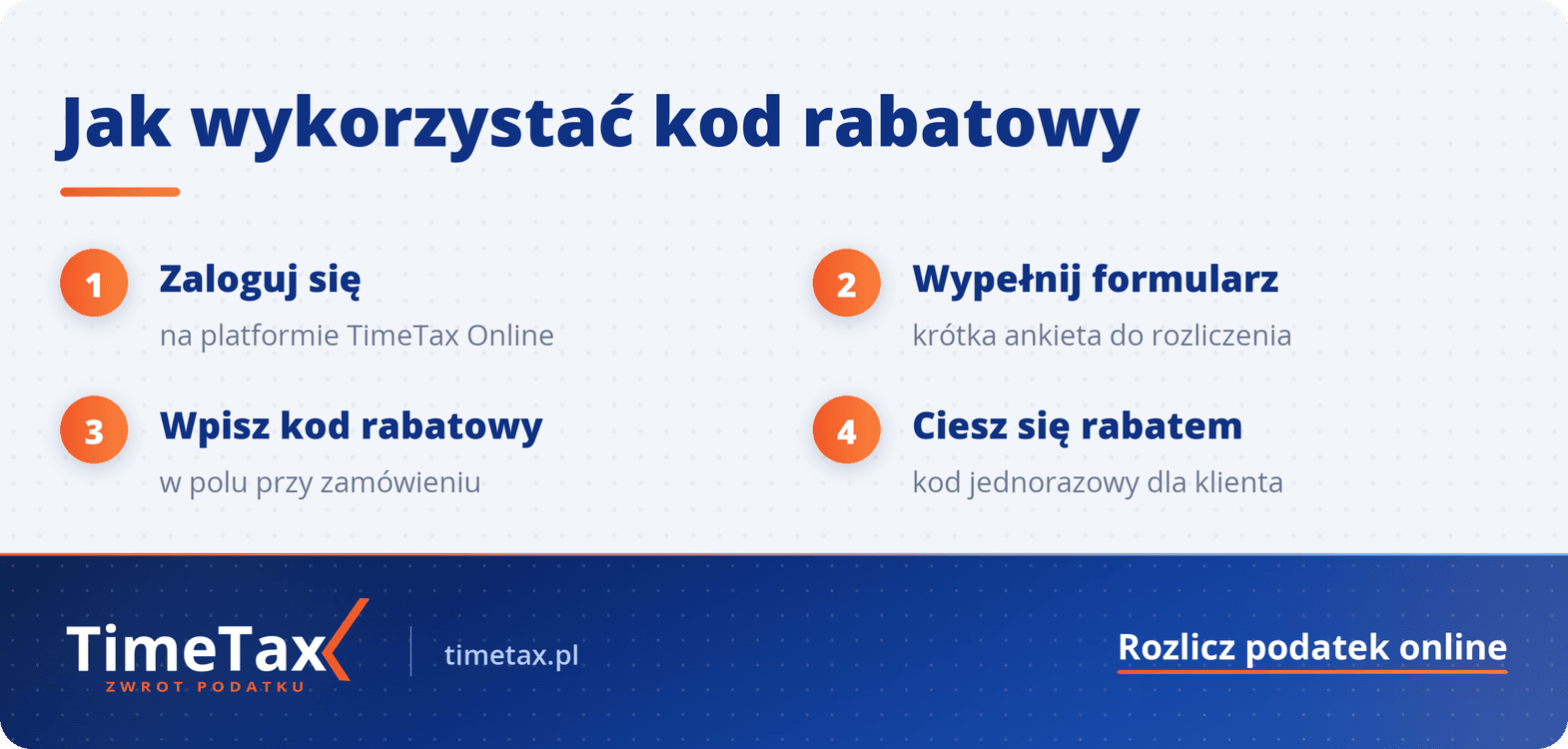 TimeTax kod rabatowy – z nami rozliczenie się opłaca, złap rabat na rozliczenie i zwrot podatku z zagranicy — krok po kroku