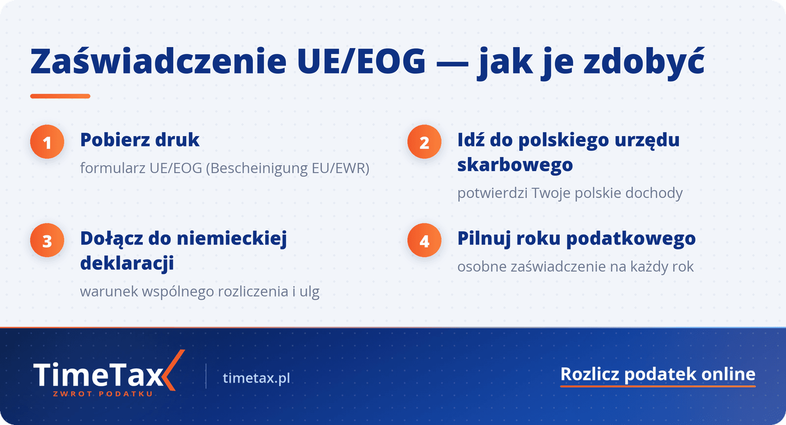 Jak uzyskać zaświadczenie UE/EOG do zwrotu podatku – podatkowy druk i wskazówki jak uzyskać popularny EWR — krok po kroku